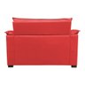 Sofá Dandara 2 Lugares Suede Compacto Estofado Confortável Suede Diversas Cores Cor:vermelho - 2