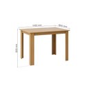 Ver imagem 3 de Mesa para Sala de Jantar Canto Reto 110cm Juliana
