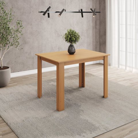 Mesa para Sala de Jantar Canto Reto 110cm Juliana