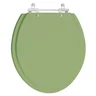 Assento Sanitário Izy Verde Malva para vaso Deca - 1