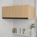 Ver imagem 1 de Armário Aéreo Planejado Maior Profundidade Porta Basculante 70cm Nara CabeCasa MadeiraOriginals Marrom/Avena