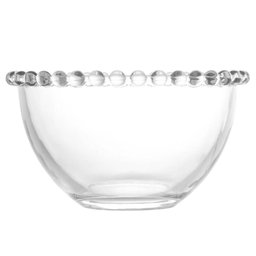 Kit 4 Bowls de Vidro Cristal Wolff Pearl 400ml Tigelas Servir Doces Sobremesas Frutas - 4