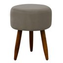 Ver imagem 2 de Puff Banqueta Decorativo Pés Madeira