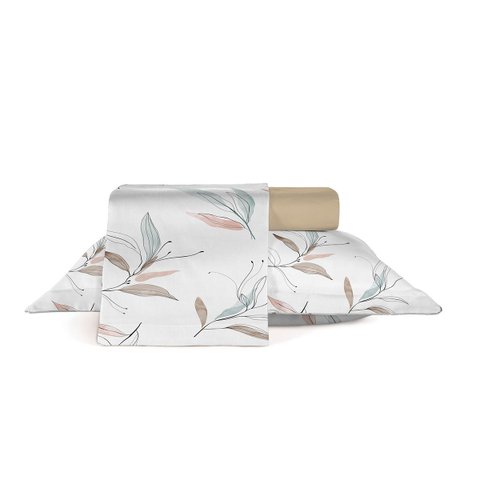 Jogo de Cama - Casal - Premium - 180 Fios - 4 Peças - 100% Algodão - Teka