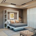 Ver imagem 1 de Cama Articulada Casal Branco Tecnomobili Cm8014 Cor: Branco