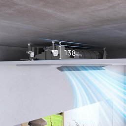 Ar-condicionado Split Inverter Cassete 17000 Btus Samsung Windfree 1 Via Quente e Frio Ac018dn1dkg/ - 8