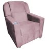 Poltrona do Papai Reclinável 3 Posições Texas C/ Porta Copo Rose - 2