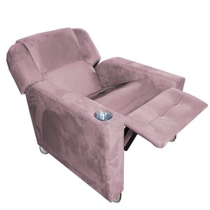 Poltrona do Papai Reclinável 3 Posições Texas C/ Porta Copo Rose