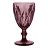 Taça Água 17x9x9cm 320ml Vidro Rosa 6pç - 1