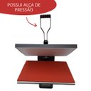 Ver imagem 5 de Prensa Térmica Camiseta Plana 40x60 Sublimação Jacaré Transfer Estampa Importway Iwpts-60