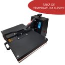 Ver imagem 4 de Prensa Térmica Camiseta Plana 40x60 Sublimação Jacaré Transfer Estampa Importway Iwpts-60