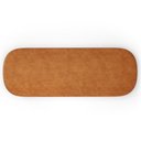 Ver mais imagens de Kit 02 Puffs Decorativos Orgânicos para Living Quarto 195cm Doha W01 Couríssimo Canela - Lyam