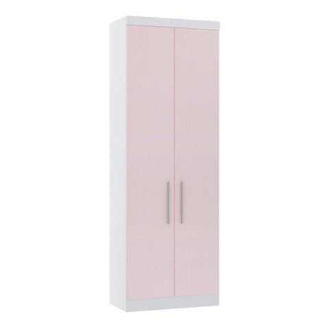 Guarda Roupa Dormitório Modulado Alpes 2 Portas C/ Cabideiro - Módulo Roupeiro Alpes - Luciane:rosa