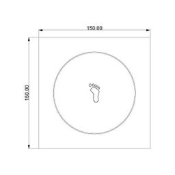 Grelha para Ralo Click 15x15 Bl6190 Ducon Metais - 3