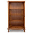 Ver imagem 2 de Cristaleira de Madeira Maciça 02 Portas de Vidro 03 Prateleiras Pés Luiz Xv Genebra 5110