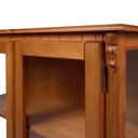 Ver imagem 3 de Cristaleira de Madeira Maciça 02 Portas de Vidro 03 Prateleiras Pés Luiz Xv Genebra 5110