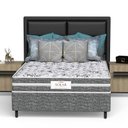 Ver imagem 3 de Conjunto Box Viúva Mola Ensacada Prodormir Solar Bambu Cinza