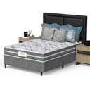 Ver imagem 2 de Conjunto Box Viúva Mola Ensacada Prodormir Solar Bambu Cinza