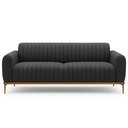 Ver imagem 1 de Sofá 3 Lugares 210cm Cocie Linho Preto Acinzentado - Sallar Home