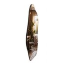 Ver imagem 7 de Espelho Orgânico Moldura em Couro 150x60 E06 Corpo Inteiro Quarto Grande Moderno Luxo Couro Preto