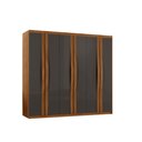 Ver imagem 1 de Guarda Roupa Casal Dunas Mdf 6 Portas e 2 Gavetas Moderna