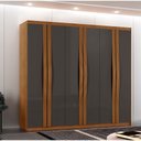Ver imagem 2 de Guarda Roupa Casal Dunas Mdf 6 Portas e 2 Gavetas Moderna