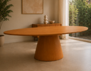 Ver imagem 2 de Mesa de Jantar Oval 200x110cm - Freijó