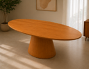 Ver imagem 3 de Mesa de Jantar Oval 200x110cm - Freijó