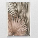 Ver imagem 1 de Quadro Decorativo Moderno Folha Seca Com Moldura e Sem Vidro 80X120
