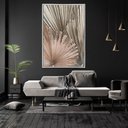 Ver imagem 2 de Quadro Decorativo Moderno Folha Seca Com Moldura e Sem Vidro 80X120