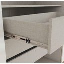 Ver imagem 7 de Guarda-roupa Casal New Jade 6 Portas 3 Gavetas Cinamomo/off