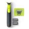 Barbeador Aparador Elétrico Philips One Blade Qp2510/15 + 1 Lâmina Refil Verde-Limão Bivolt - 1