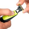 Barbeador Aparador Elétrico Philips One Blade Qp2510/15 + 1 Lâmina Refil Verde-Limão Bivolt - 6