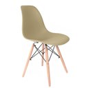 Ver imagem 3 de Conjunto Mesa Eames Branca 110cm e 4 Cadeiras Eames Pp Nude