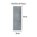Ver imagem 2 de Cabeceira Modulada Estofada P/ Cama Casal 7 Placas 20x45cm:cinza