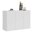 Ver imagem 3 de Aparador Buffet 3 Portas Veneza Multimóveis MP1007 Branco