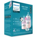 Ver imagem 3 de Kit 2 Mamadeiras Classica Rosa 125ml e 260ml + 1 Bico 6m+ Philips Avent Scy119/14