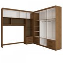 Ver imagem 3 de Guarda-roupa Casal Modulado Paradise 10 Portas 6 gavetas - Panorama Móveis