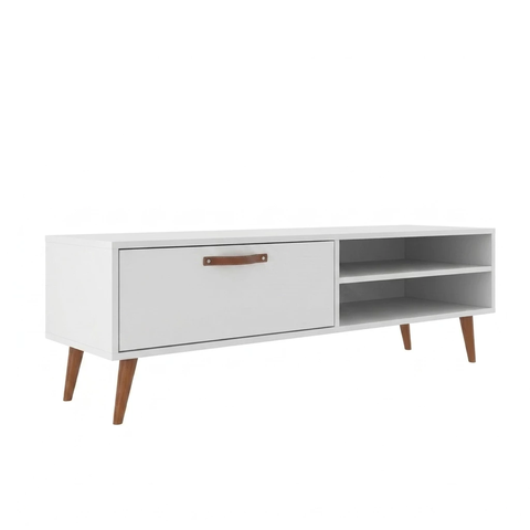 Rack Miami para TV até 55 Polegadas 125cm Branco - J Carvalho