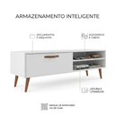 Ver imagem 6 de Rack Miami para TV até 55 Polegadas 125cm Branco - J Carvalho