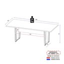 Ver imagem 4 de Mesa de Escritório Reunião 200cm Multimóveis CR25332