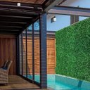 Ver imagem 5 de 13 Quadros de Jardim Vertical Permanente 60x40 Amendoim Decoração Parede Verde Realista para Sala