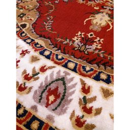 Tapete Classico Oriental 2m Redondo Vermelho Tipo Persa - 4