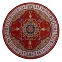 Ver imagem 1 de Tapete Classico Oriental 2m Redondo Vermelho Tipo Persa