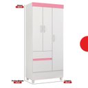 Ver imagem 3 de Guarda-roupa Infantil 3 Portas Pingo
