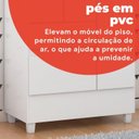 Ver imagem 6 de Guarda-Roupa Infantil 3 Portas Pingo Branco/Rosa