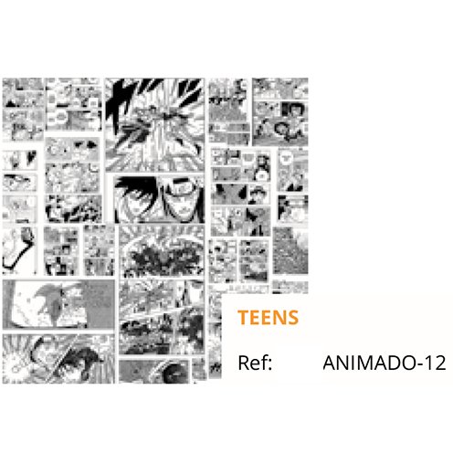 Papel de Parede Adesivo - 48 cm larg x 3 metros alt - Coleção Anime Naruto - Ref. Animado 12 - 2
