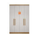 Ver imagem 4 de Modulado Closet Completo 9 Portas 6 Gavetas - Rizon-Cumaru/Fendi - Móveis Novo Horizonte