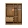 Modulado Closet Completo 9 Portas 6 Gavetas - Rizon-Cumaru/Fendi - Móveis Novo Horizonte - 5