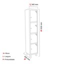 Ver imagem 5 de Armário Roupeiro de Aço 4 Portas